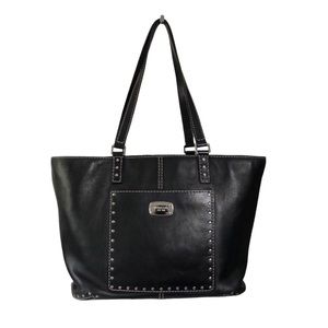 Michael Kors Astor Black Leather studded tote